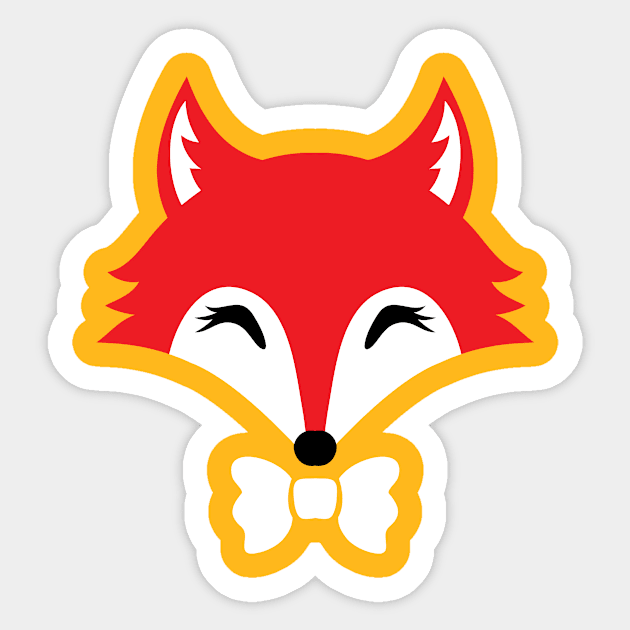 Entrepreneur Fox Sticker by AVEandLIA